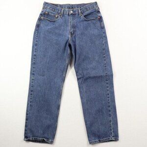 Levis 550 Jeans Mens 33x30 (Fits 32x28.5) Blue Relaxed Tapered Denim